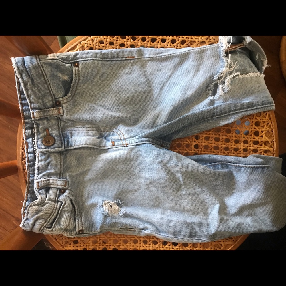 Mango distress jeans